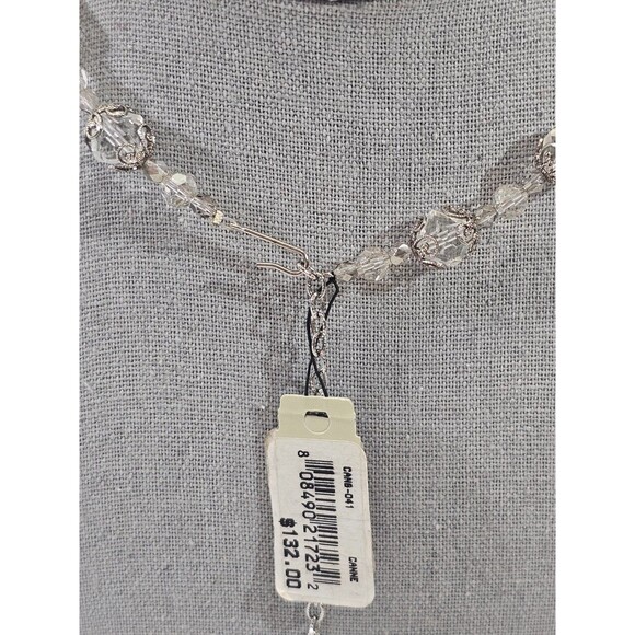 KSD Blair Delmonico Cannetille Filigree Glass Beaded Statement 14-18" Necklace - Picture 5 of 6